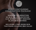 Shape Me Fat Reduction Combo Pkg.